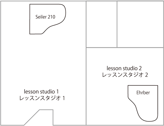 ヴィエナ高崎 教室内レイアウト